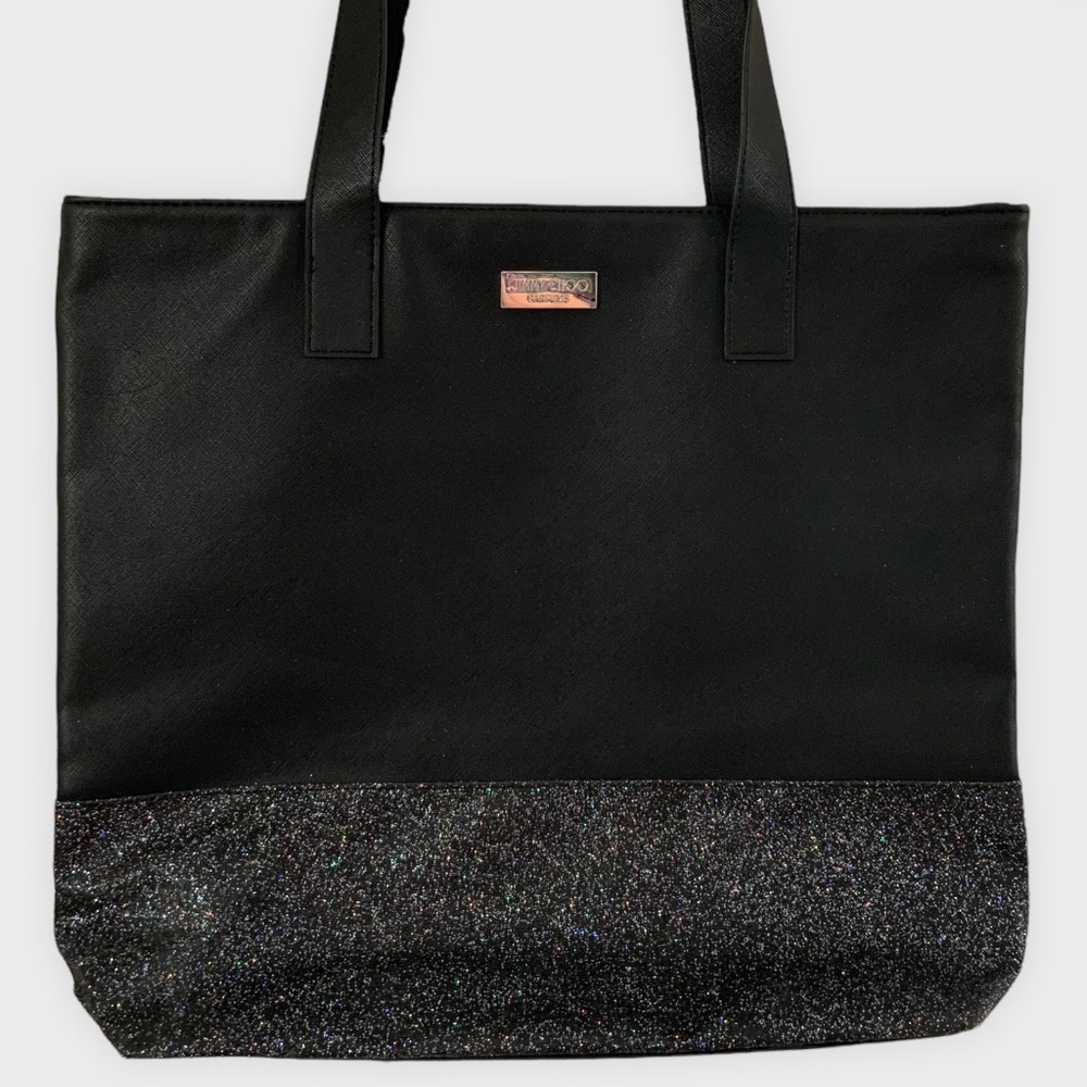 Jimmy Choo Glitter Tote NWOT’s!!! Very nice size, 16” X 16”!!!!